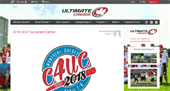 Desktop Screenshot of canadianultimate.com